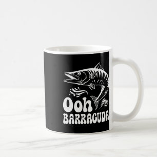 Caneca De Café Barracuda Engraçado Ohh Pescaria Para Amantes de M