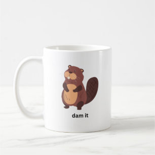 Caneca De Café Barragem de castor engraçado... é um animal humori