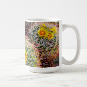 Caneca De Café Barrel cactus perto, Califórnia