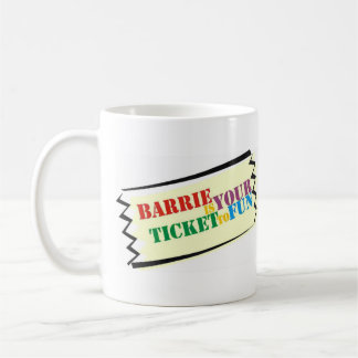 Caneca De Café Barrie é seu bilhete ao divertimento