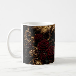 Caneca De Café Barroco do Pavão Dourado