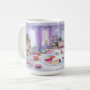 Caneca De Café Barroco Pastel