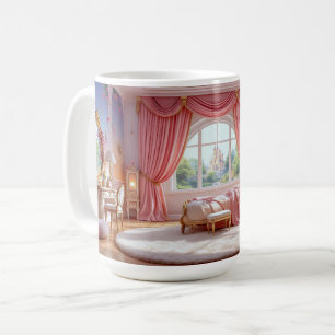 Caneca De Café Barroco Rosa