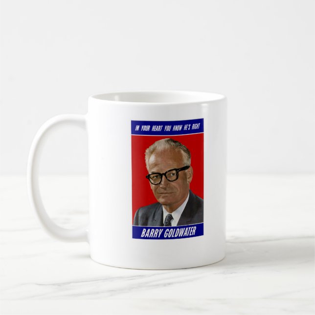Caneca De Café Barry Goldwater (Esquerda)