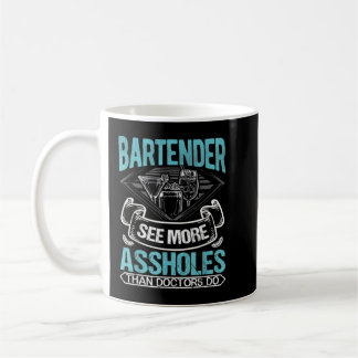 Caneca De Café Bartenista Engraçado Eu Atirei Garçonete Pessoas