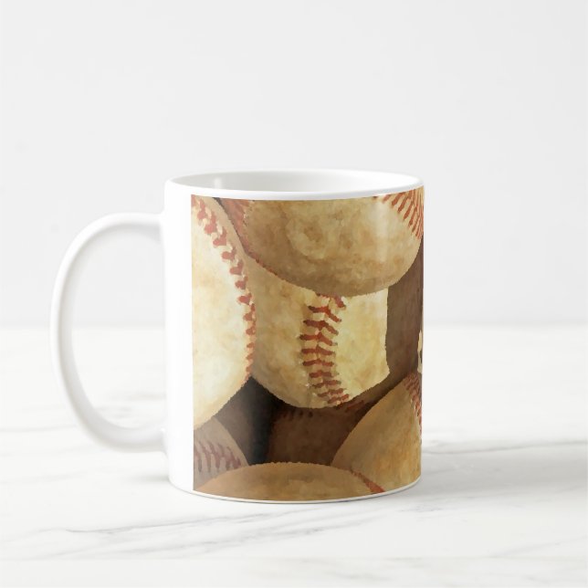 Caneca De Café Baseball (Esquerda)