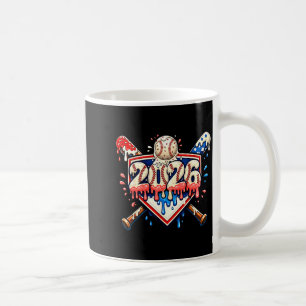 Caneca De Café Baseball 2026 Sorvete Bats Drip Para Meninos Anive