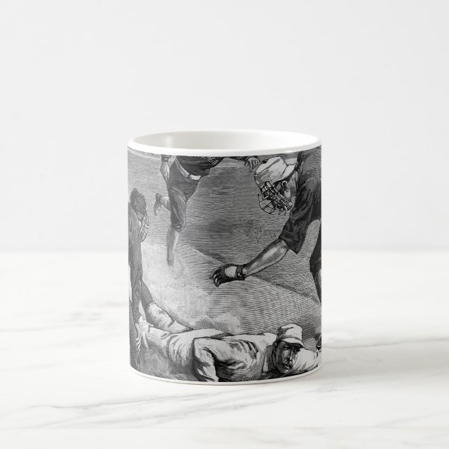 Caneca De Café Baseball Antigo por Thure De Thulstrup, 1885 (Centro)