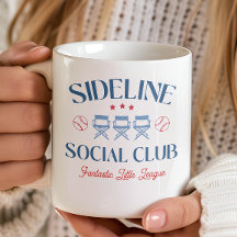 Baseball Baseline Social Club com nome de liga