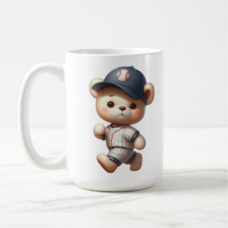 Caneca De Café Baseball Bears 1