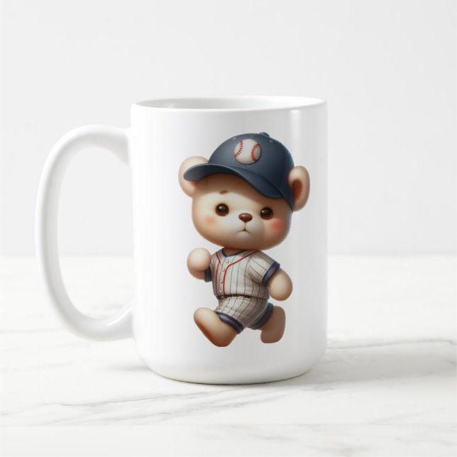 Caneca De Café Baseball Bears 1 (Esquerda)