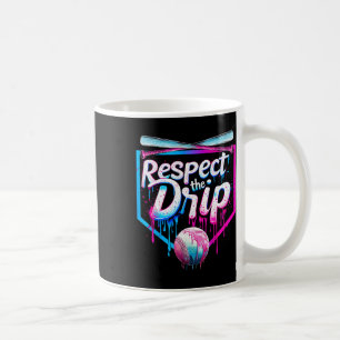 Caneca De Café Baseball Drip Para Rapazes Sorvete Drip Respeito
