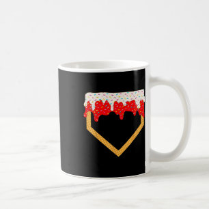 Caneca De Café Baseball Driys Home Plate Sorvete Sprinkles