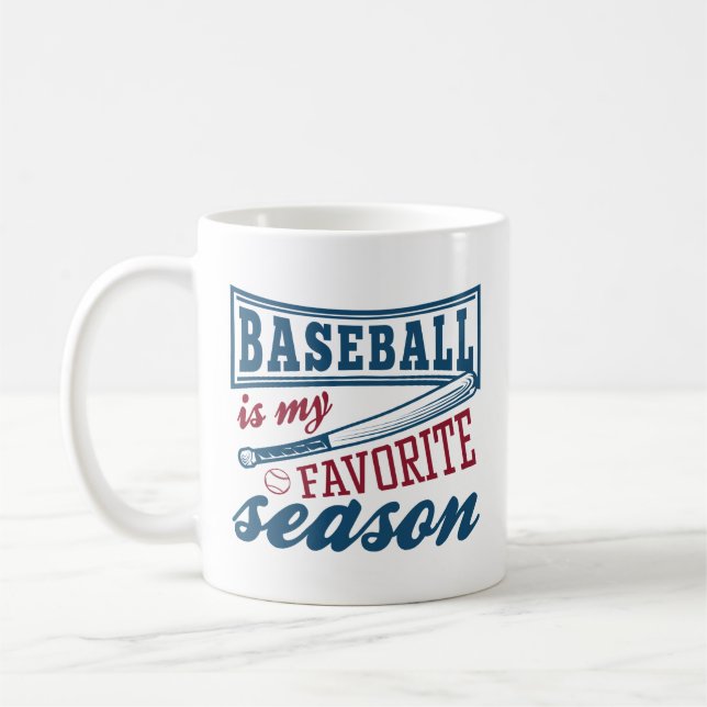 Caneca De Café Baseball É Minha Época Favorita (Esquerda)