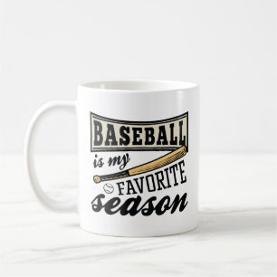 Caneca De Café Baseball É Minha Época Favorita