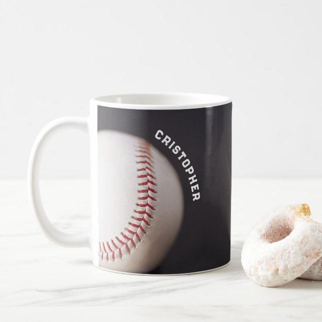Caneca De Café Baseball Personalizado (Com Donut)