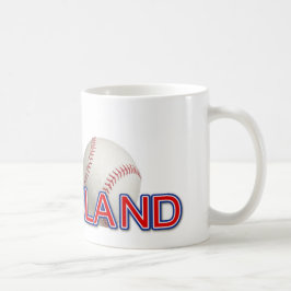 Caneca De Café Basebol de Cleveland