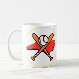 Caneca De Café Basebol e Café na Carolina do Norte