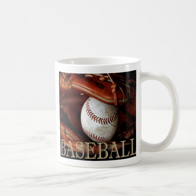 Caneca De Café Basebol pro e fã (Direita)