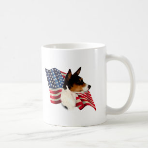 Caneca De Café Basenji Flag