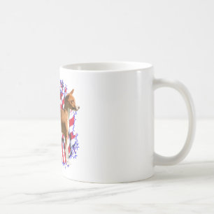 Caneca De Café Basenji Patriot