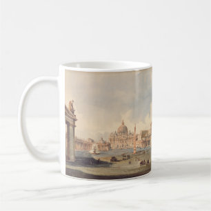 Caneca De Café Basílica Papal de São Pedro no Vaticano