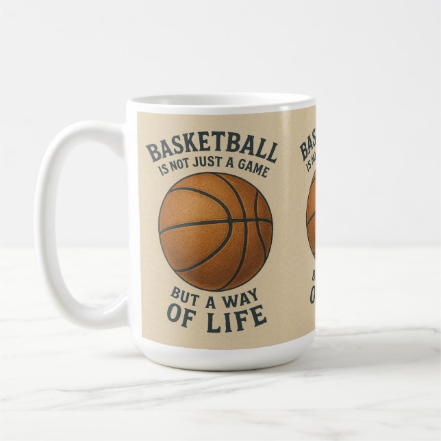 Caneca De Café Basketball, a way of life! (Esquerda)