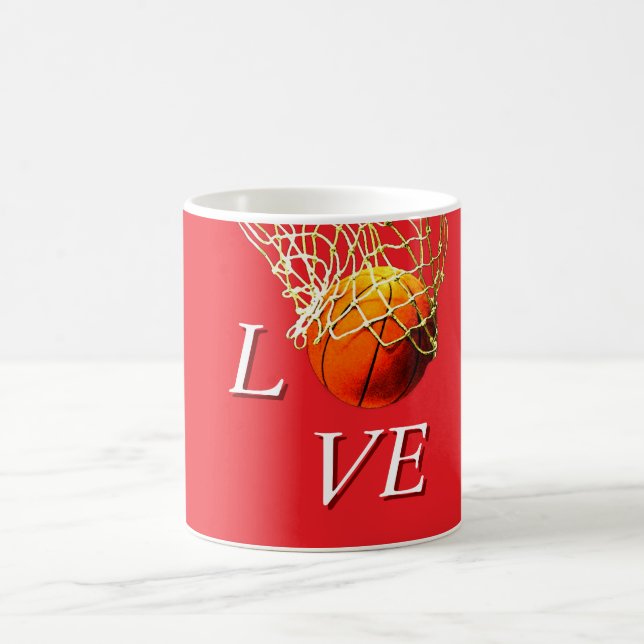 Caneca De Café Basketball I Love (Centro)
