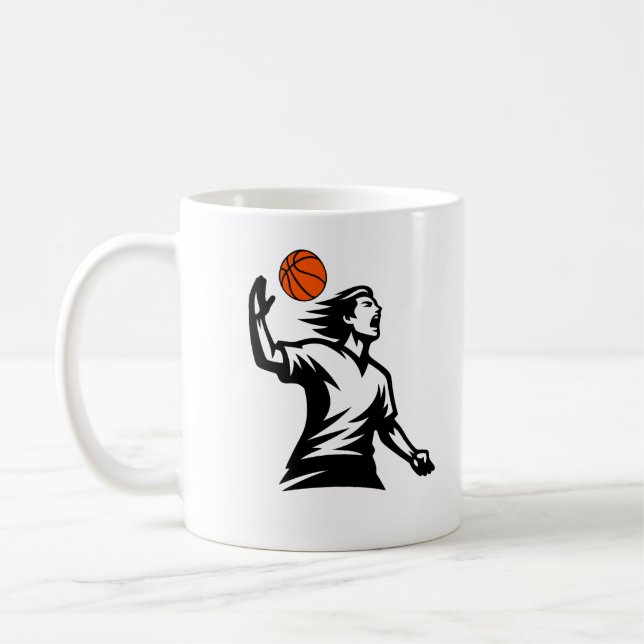 Caneca De Café Basketball Lover Coffee Mug – Perfect Gift for Pla (Esquerda)