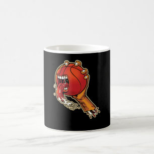 Caneca De Café Basquete Assustador