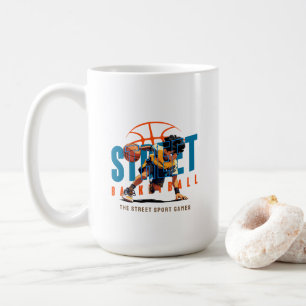 Caneca De Café Basquete de Rua   15# Clássico