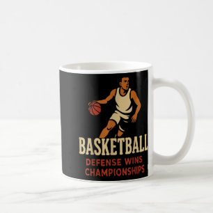 Caneca De Café Basquete - Defesa vence campeonato de basquete