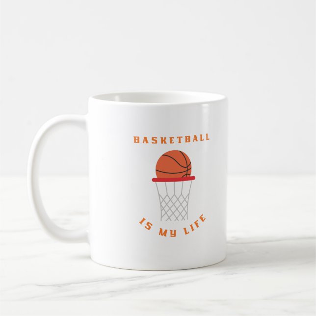 Caneca De Café Basquete É Meu Esporte (Esquerda)
