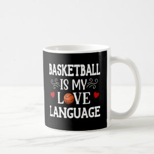 Caneca De Café Basquete É Meu Fã De Basquete De Amor