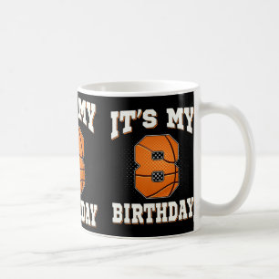 Caneca De Café Basquete É o meu 8.º Aniversário, 8 anos Gi