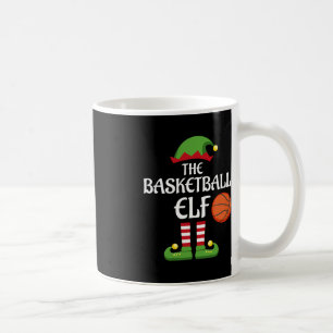 Caneca De Café Basquete Elf Family Matching Group Christmas Spo