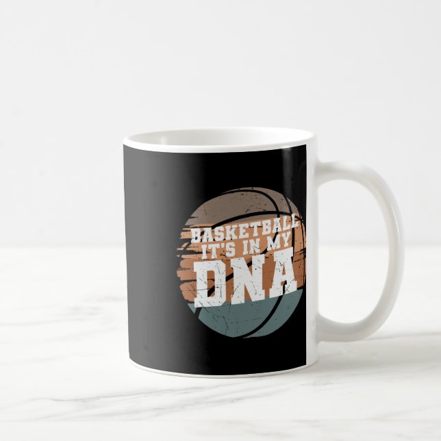Caneca De Café Basquete Está no Meu Adn 1 (Direita)