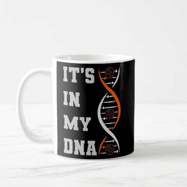 Caneca De Café Basquete "Está no Meu DNA" (Esquerda)