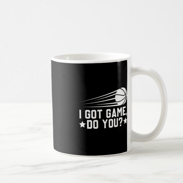 Caneca De Café Basquete Eu Tenho Jogo, Você (Direita)