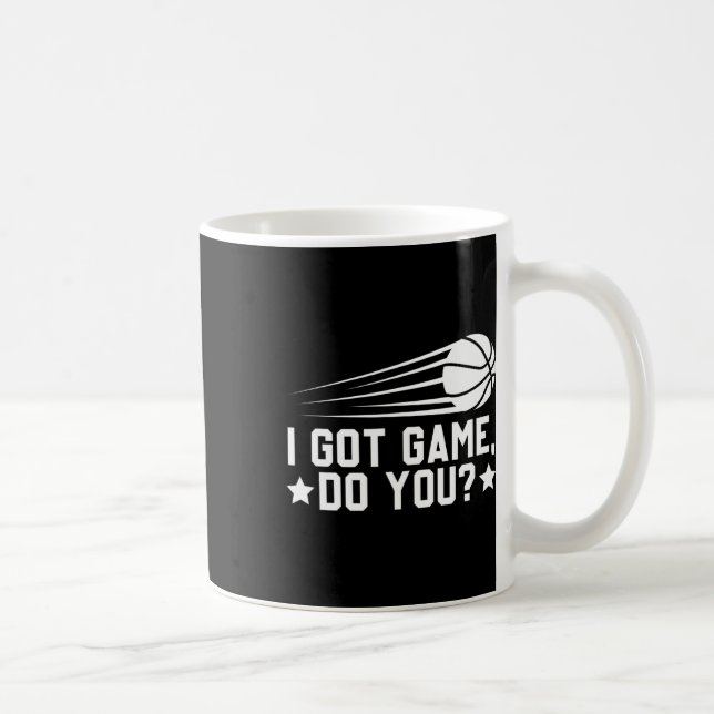 Caneca De Café Basquete Eu Tenho Jogo, Você (Direita)