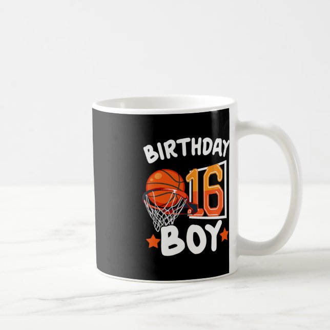 Caneca De Café Basquete Im 16 Anos 16º Aniversário (Direita)