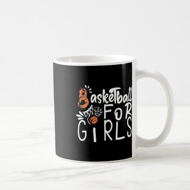 Caneca De Café Basquete Para Meninas (Direita)