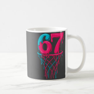 Caneca De Café Basquetebol 67 6 7 Sete Gota Seis Gen Alfa