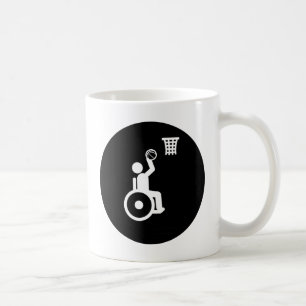 Caneca De Café Basquetebol de cadeira de rodas
