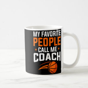 Caneca De Café Basquetebol Meus Favoritos Chamam Treinador