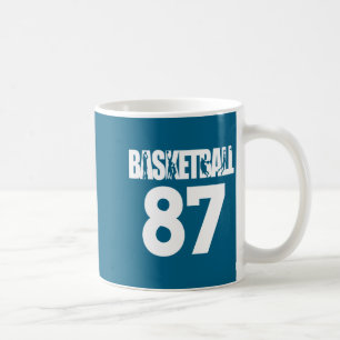 Caneca De Café Basquetebol Número 87 Meu Jogador de Basquete Favo