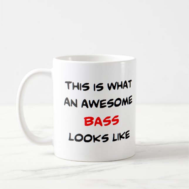 Caneca De Café bass, awesome (Esquerda)