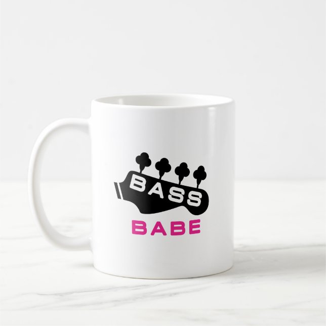 Caneca De Café Bass Babe Gift Para Bauxi (Esquerda)