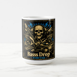 Caneca De Café Bass Drop – Low Frequency Music Power