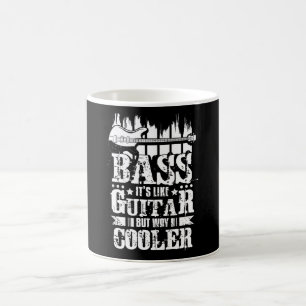 Caneca De Café Bass É Como Violão Mas Muito Mais Frio